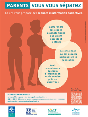 Séparation, la CAF vous informe!
